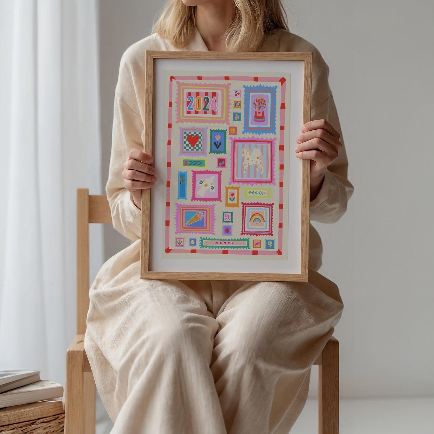 Personalised Year of Birth Art Print