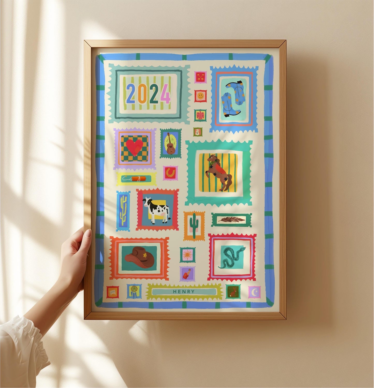 Personalised Year of Birth Art Print
