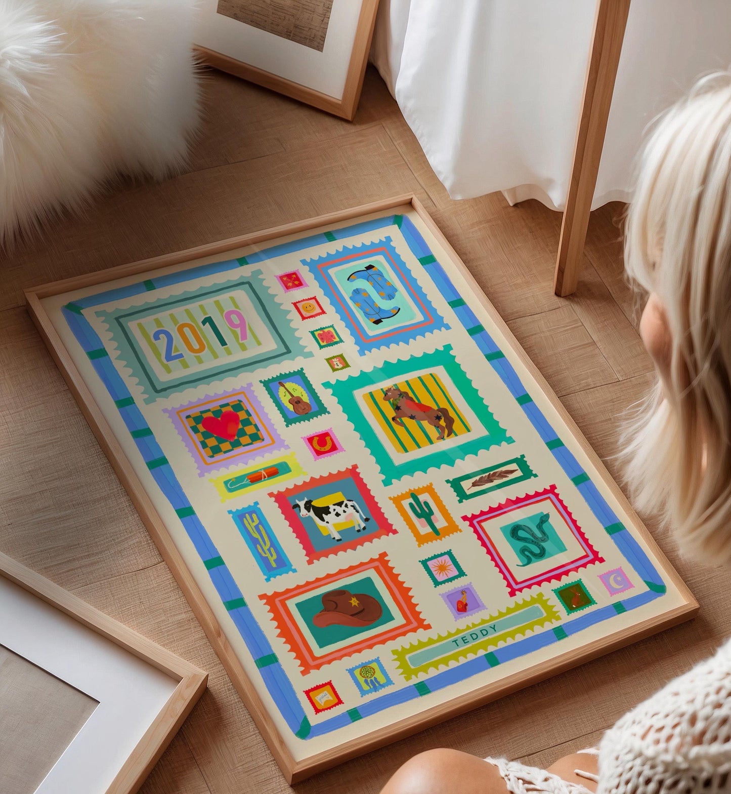 Personalised Year of Birth Art Print