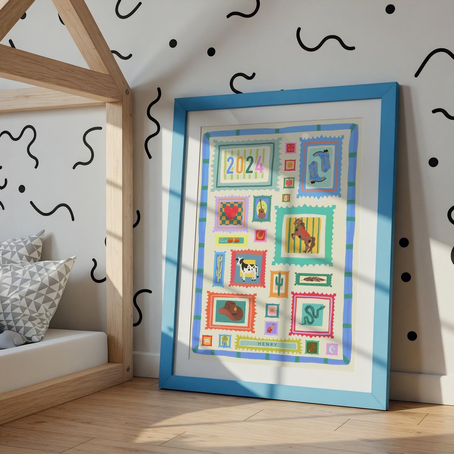 Personalised Year of Birth Art Print