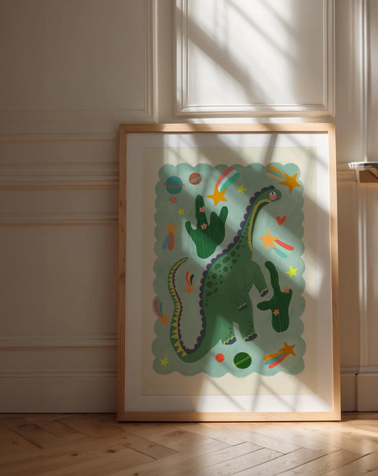 Starry Dino | Unframed