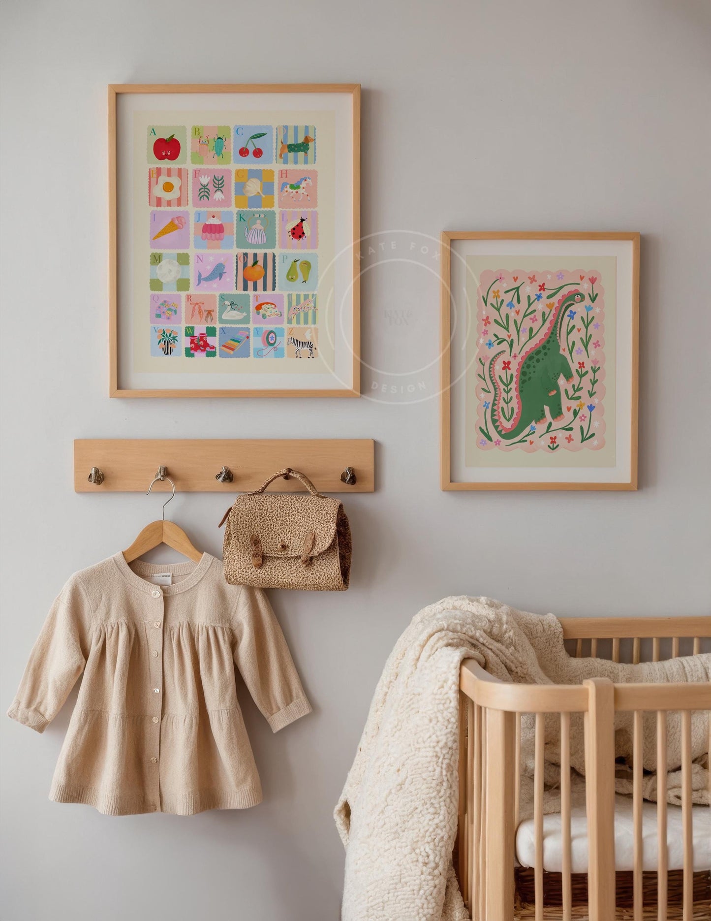 Pastel Kids A-Z | Unframed