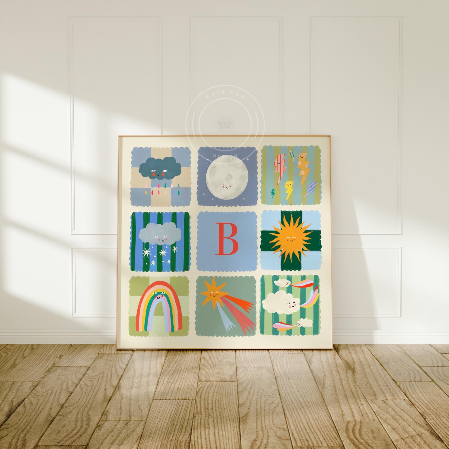 Personalised Green Weather | Unframed