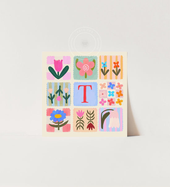 Personalised Floral | Unframed