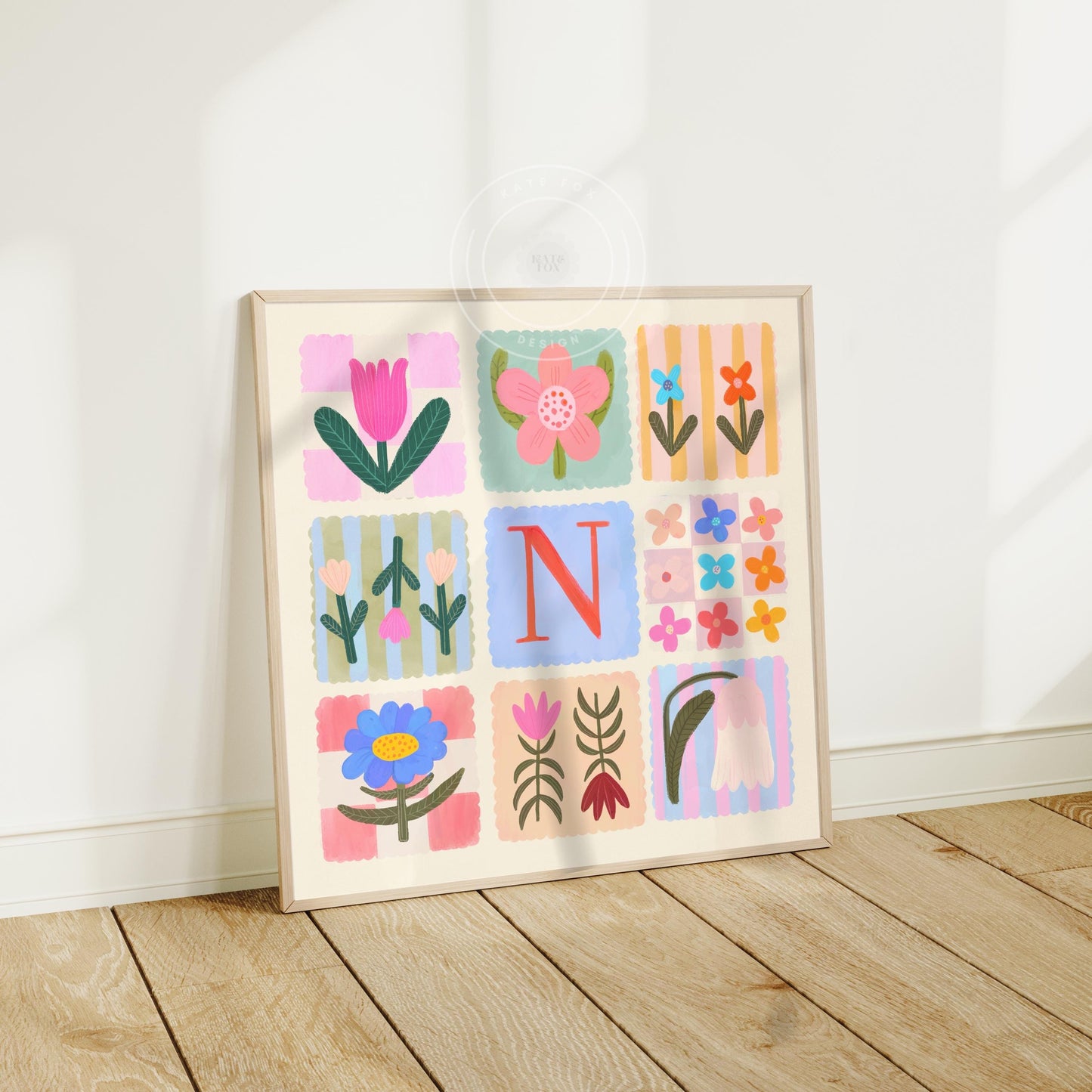 Personalised Floral | Unframed