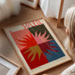 Autumn Sun, Colourful Quirky Handrawn Art, Sun, Colourful Art, Bright Colourful Art Print, Modern Art Print, Gallery Wall, Cool, Maximalist
