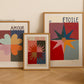 Autumn Star, Colourful Quirky Handrawn Art, Star, Colourful, Bright Colourful Art Print, Modern Art Print, Gallery Wall, Cool, Maximalist