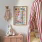 Pastel Kids A-Z | Unframed