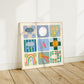 Personalised Green Weather | Unframed