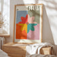 Summer Flower, Colourful Quirky Handrawn Art, Flower, Colourful, Bright Colourful Art Print, Modern Art, Gallery Wall, Cool, Maximalist