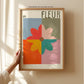 Summer Flower, Colourful Quirky Handrawn Art, Flower, Colourful, Bright Colourful Art Print, Modern Art, Gallery Wall, Cool, Maximalist
