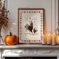 Bat Magic, Spooky Print, Halloween Print, Autumn, Trick or Treat, Fall Print, Typography Print, Quote wall Art, Wall Art, Gallery Wall,