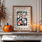 Wee Ghosties, Spooky Print, Halloween Print, Autumn, Trick or Treat, Fall Print, Typography Print, Quote wall Art, Wall Art, Gallery Wall,