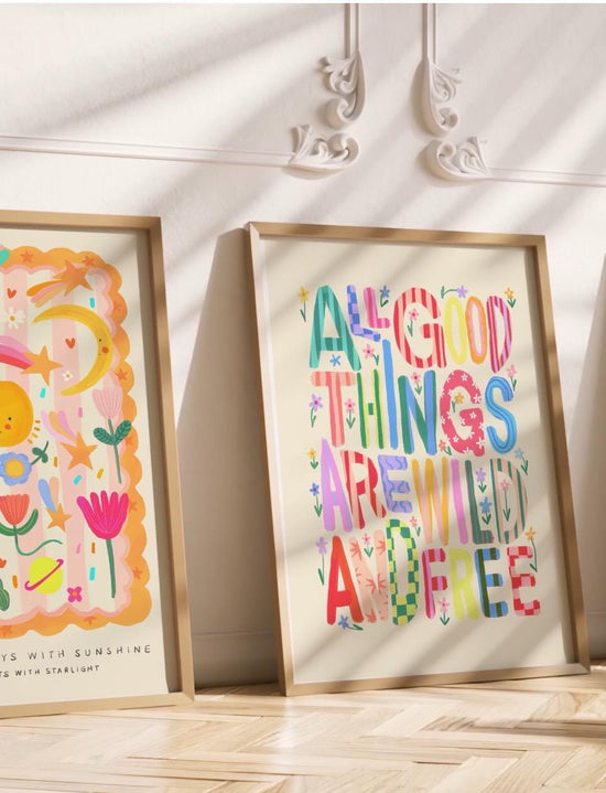 Wild and Free | Unframed