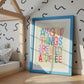Wild and Free, Positivity Print, Affirmation Print, Rainbow Print, Typography Print, Quote wall Art, Wall Art, Gallery Wall, Kid