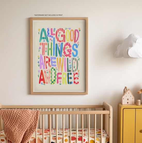 Wild and Free | Unframed