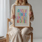 Wild and Free, Positivity Print, Affirmation Print, Rainbow Print, Typography Print, Quote wall Art, Wall Art, Gallery Wall, Kid