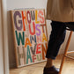 Ghouls Just Wanna Have Fun, Spooky Print, Halloween Print, Fall Print, Typography Print, Quote wall Art, Wall Art, Gallery Wall, Kid