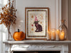Black Cat, Spooky Print, Halloween Print, Autumn, Trick or Treat, Fall Print, Typography Print, Quote wall Art, Wall Art, Gallery Wall, Cat