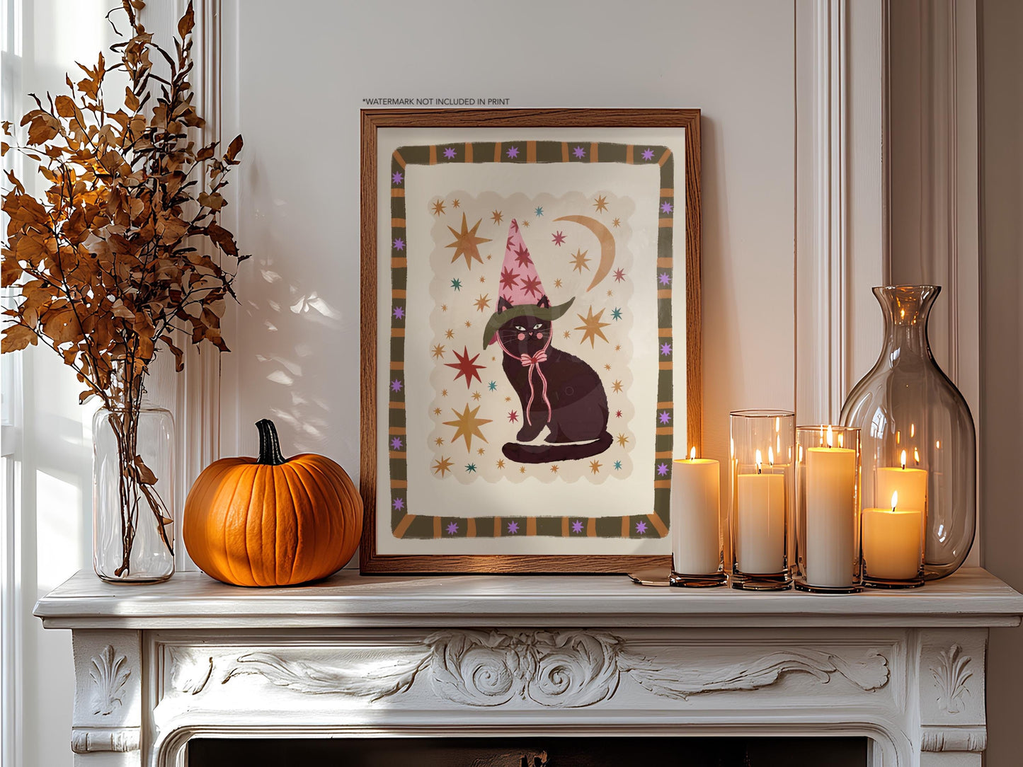 Black Cat | Unframed