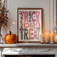 Trick or Treat, Spooky Print, Halloween Print, Autumn, Fall Print, Typography Print, Quote wall Art, Wall Art, Gallery Wall, Halloween,