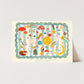Landscape Neutral / You Are My Sun / Flower illustration / Nursery Art / Kids Room / Art / Print / Gifts / kids / Flowers / Colour / boys