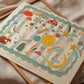 Landscape Neutral / You Are My Sun / Flower illustration / Nursery Art / Kids Room / Art / Print / Gifts / kids / Flowers / Colour / boys