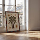La Palmers: Colourful Hand-Drawn Modern Wall Art, Eclectic, Print, Wall Art, Blue, Celestial, Palm