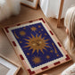 El Sol: Colourful Hand-Drawn Modern Wall Art, Eclectic, Print, Wall Art, Blue, Celestial, Sun