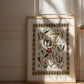 Bohemian Flowers Art Print: Colour Pop Flower Illustration, Eclectic, Wall Art, Print