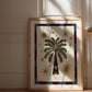 La Palmers: Colourful Hand-Drawn Modern Wall Art, Eclectic, Print, Wall Art, Blue, Celestial, Palm