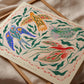Landscape Colorful Bird Illustration | UNframed