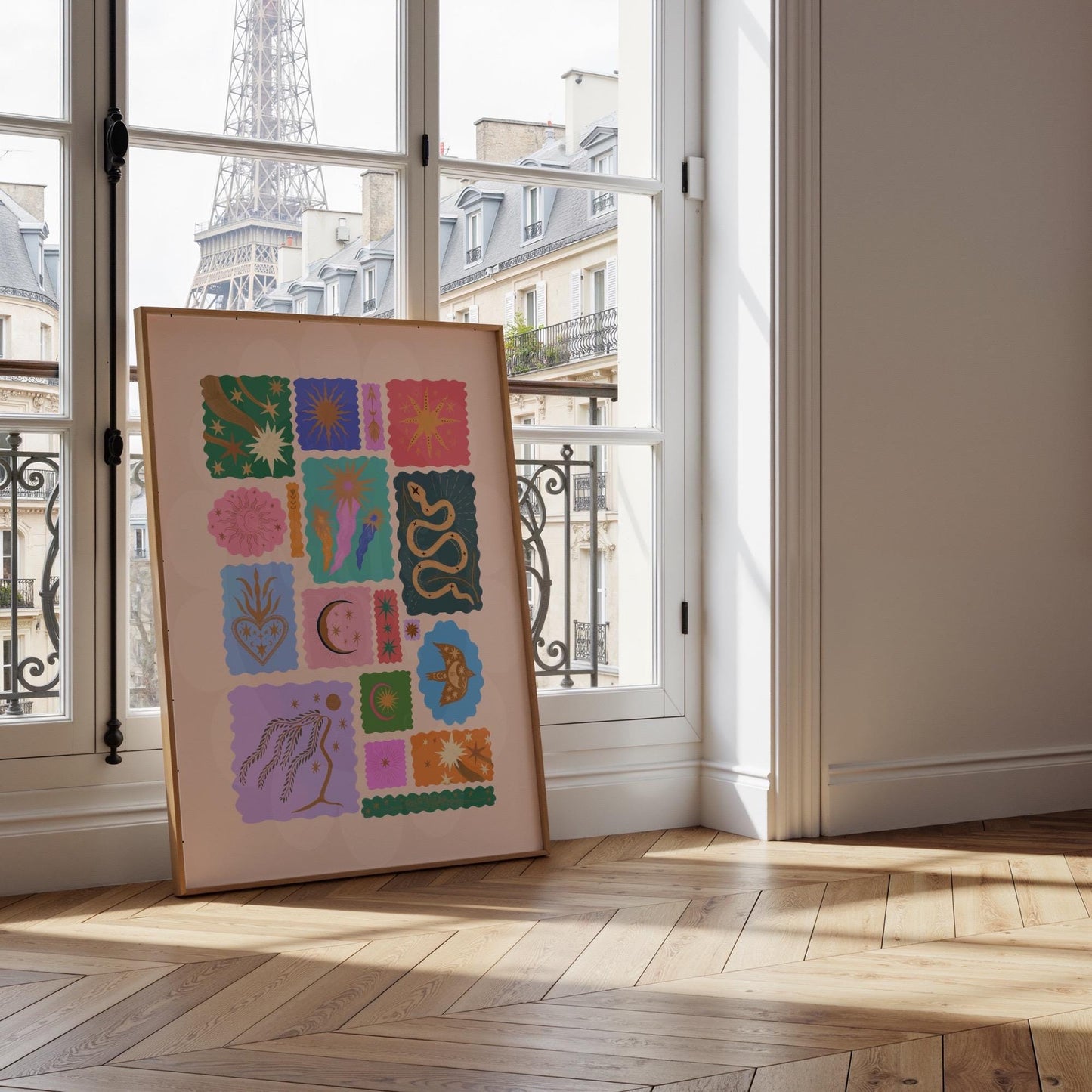 Feeling Whimsical Art Print: Colorful Decor, Girls Room, Teenager, Tween,