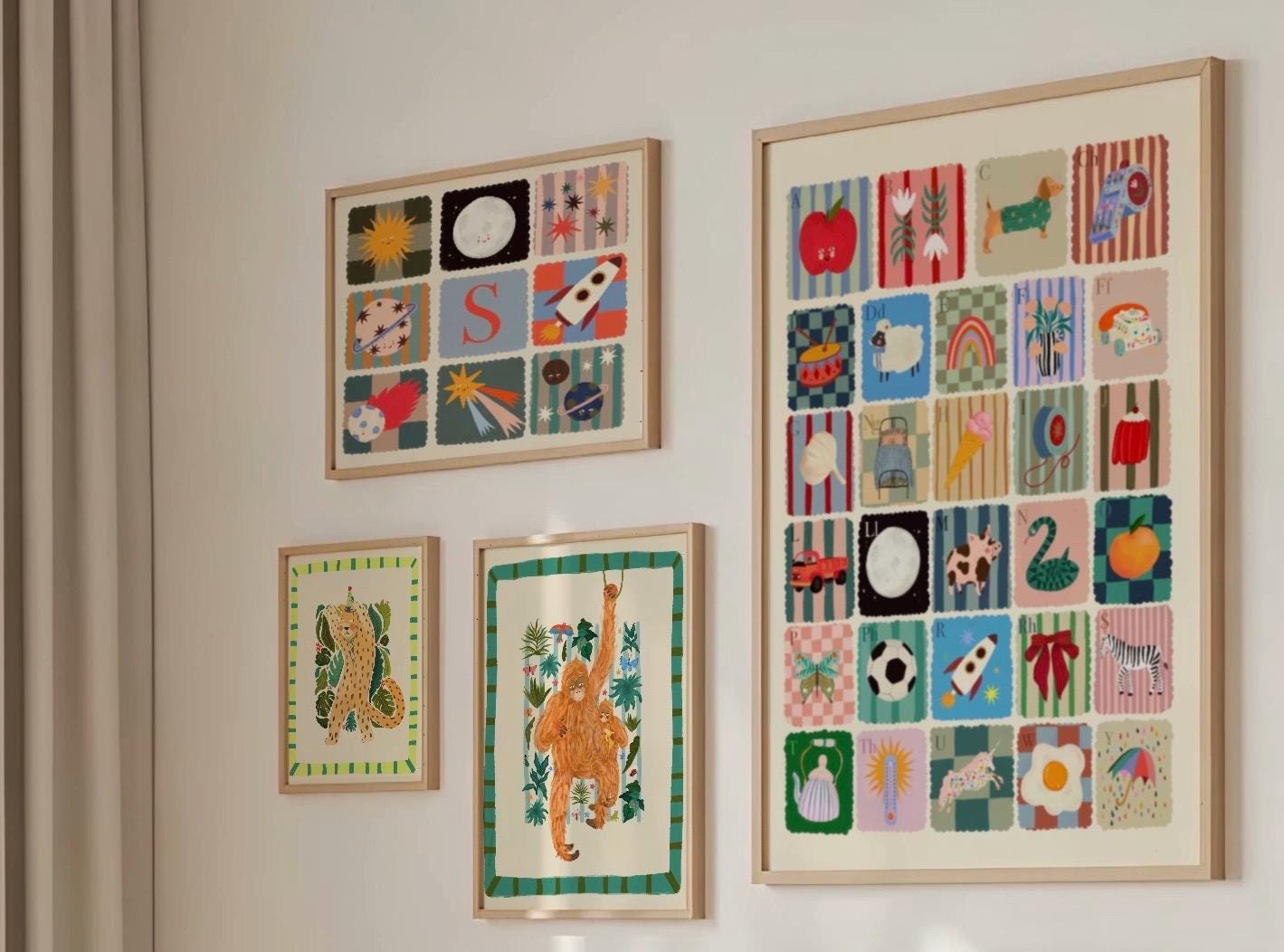 Welsh Alphabet Cool Kids | UNFRAMED
