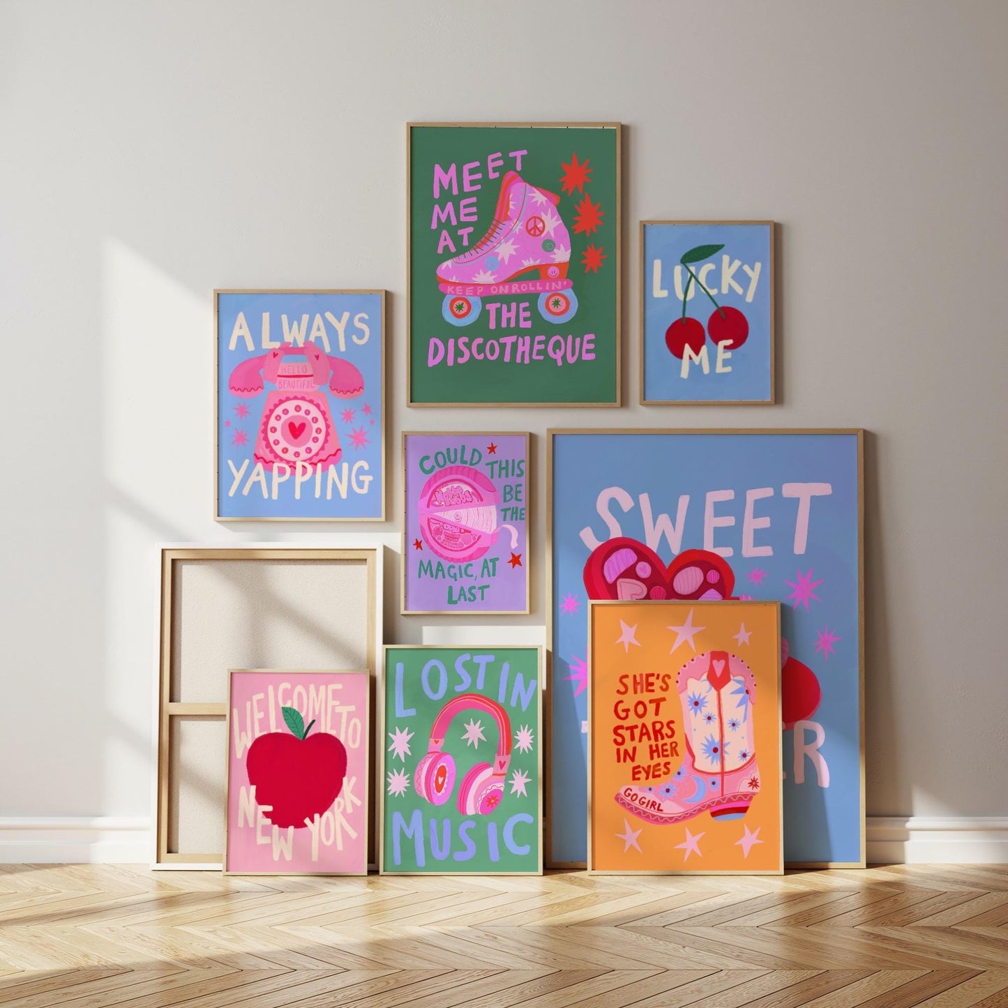 Bubble Gum Art Print | Unframed