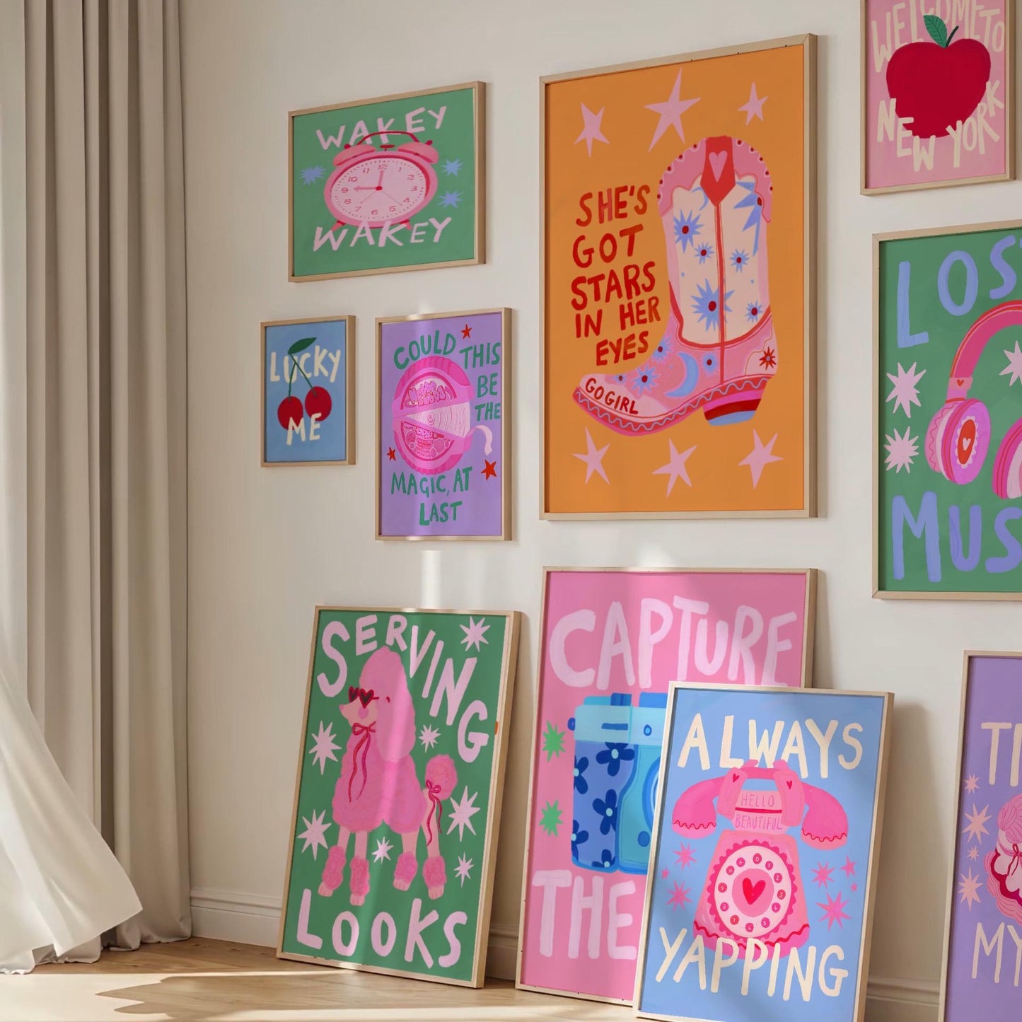 Bubble Gum Art Print | Unframed