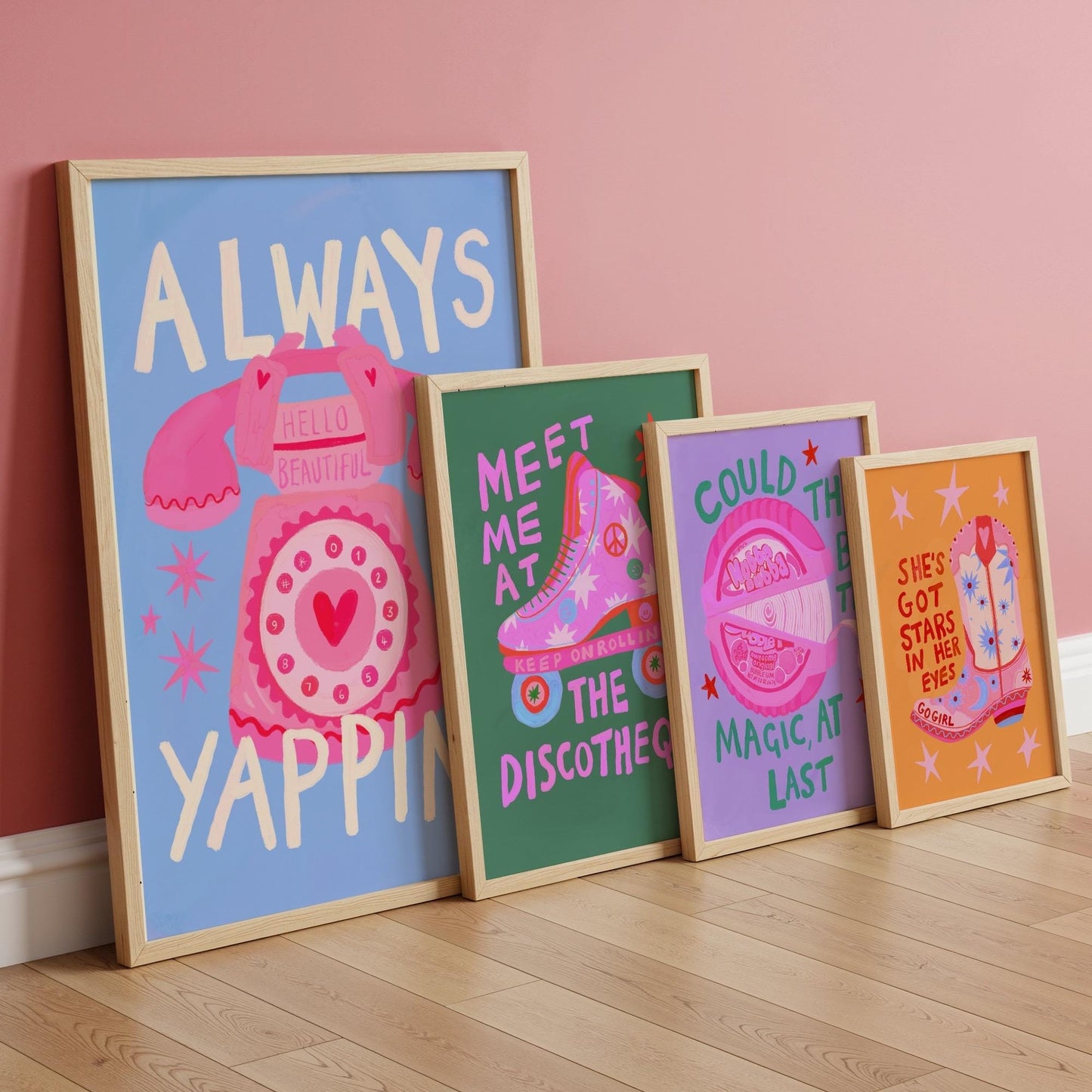 Bubble Gum Art Print | Unframed