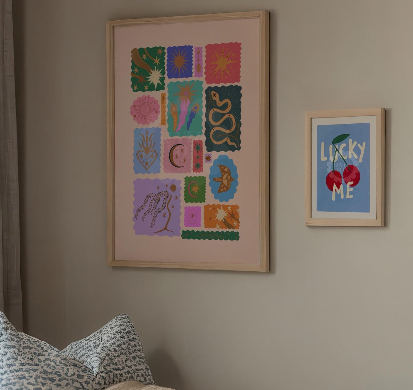 Feeling Whimsical Art Print: Colorful Decor, Girls Room, Teenager, Tween,