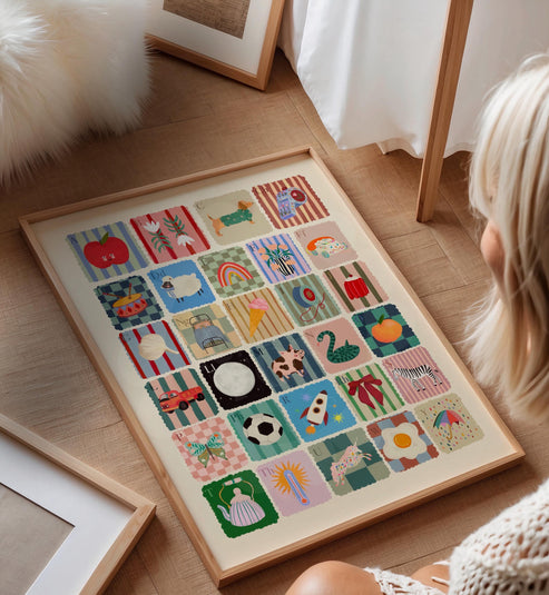 Welsh Alphabet Cool Kids | UNFRAMED