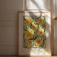 Spring Daffodil Art Print: Colourful Handrawn Floral Illustration