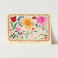 British Summertime Landscape Floral Art Print: Hand Drawn Colorful Flowers