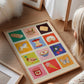Picnic Art Print: Colourful Handrawn Kids Illustration, Bedroom, Colourful