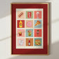 Treat Time Art Print: Colourful Handrawn Illustration, Bedroom, Bathroom, Hallway, Colourful
