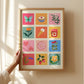 Sweetheart Art Print: Colourful Handrawn Kids Illustration, Bedroom, Colourful