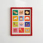 Picnic Art Print: Colourful Handrawn Kids Illustration, Bedroom, Colourful
