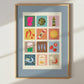 Italian Summer Art Print: Colourful Handrawn Illustration, Bedroom, Kitchen, Hallway, Colourful