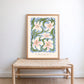 Stargazer Lily Art Print: Colourful Handrawn Floral Illustration
