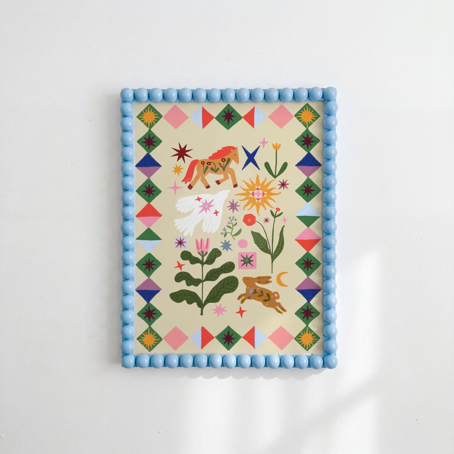 Folk Stories Illustration: Colour Pop Nursery Art Print