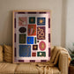 Celestial Illustration: Colour Pop Nursery Art Print