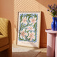 Stargazer Lily Art Print: Colourful Handrawn Floral Illustration
